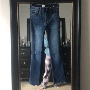 Sneak peek boot cut jeans
